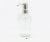 Seifenspender mit Glasbehälter - 250ml - Pumpkopf Edelstahl - silberfarben matt