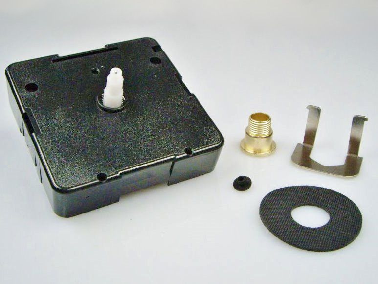 DIY Quarz-Uhrwerk 78mm - Mit Arabischen Ziffern, Silber, Batteriebetrieben