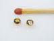Kugel aus Messing - poliert - 4mm Ø - goldfarben