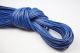 Lederband - Ziegenleder 1,5 mm Ø - blau - 1 m lang