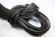 Lederband - Rindsleder 2,5 x 2,5 mm - schwarz - 1 m lang