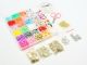 DIY-Set - 6mm Heishi-Perlen aus Polymer Clay - Bunt-Anhänger-Mix